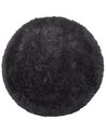 Shaggy Rug CIDE Black ø 140 cm