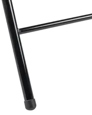 Set of 4 Folding Chairs SHASTA Metal Black_1074371