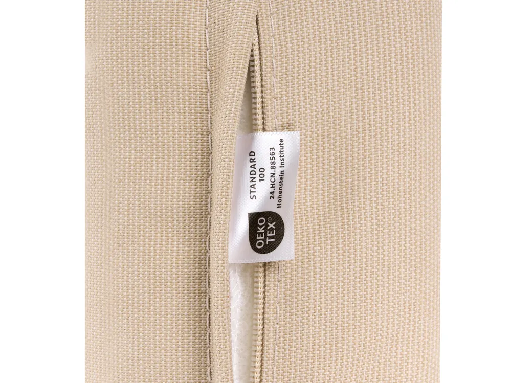 Trädgårdssoffgrupp med bord 5-sits MURATO Metall Beige_1023509