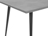 Dining Table SANTIAGO Grey Concrete Effect 120 cm 80 cm_783455