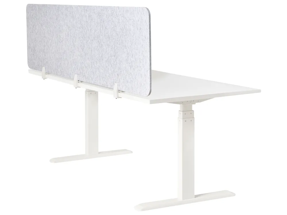 Skiljevägg för skrivbord SPLIT 180 x 50 cm Grå_1055866