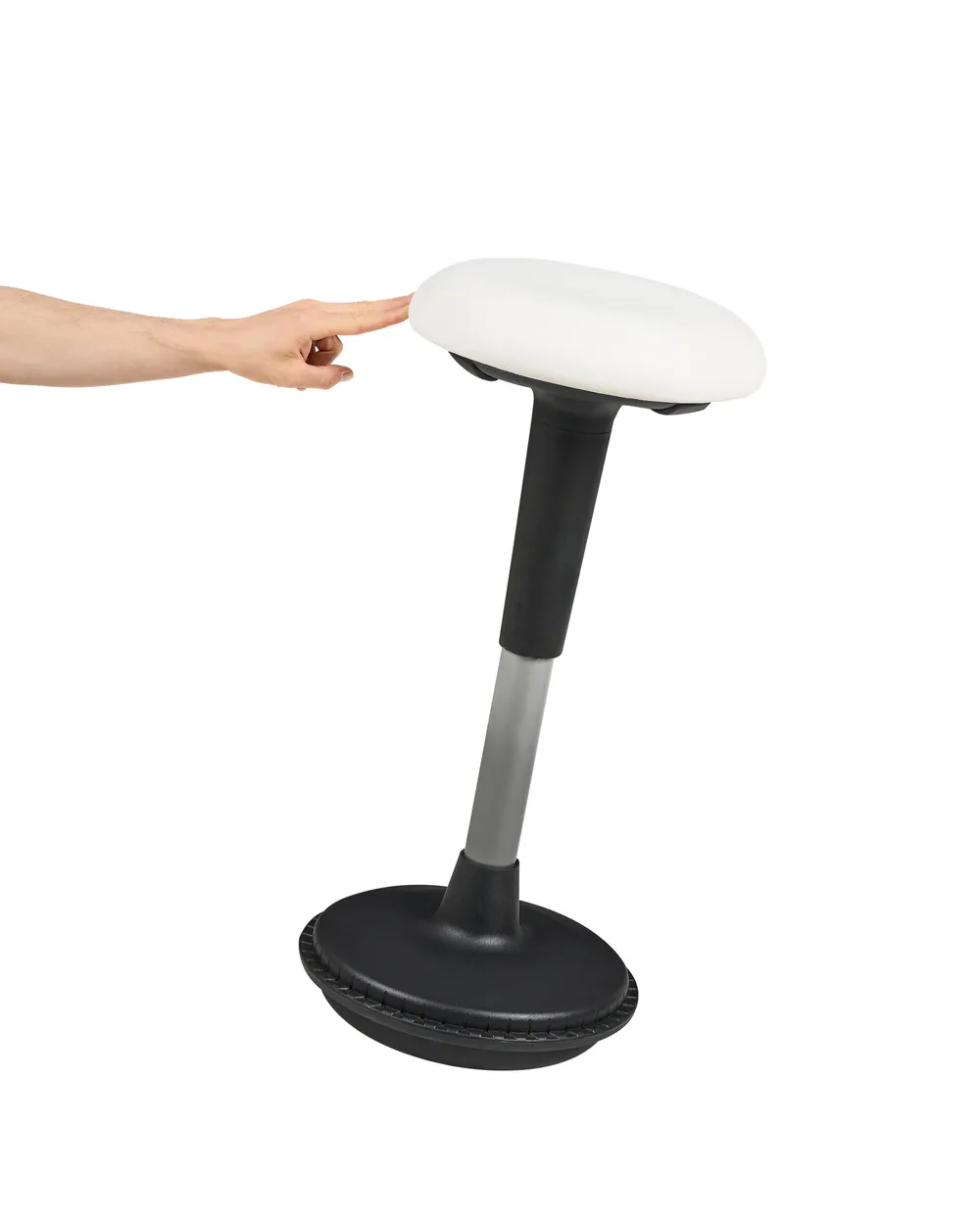 Wobble Stool ESTELL Faux Leather White_1007046