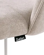 Ruokatuolisetti 2 kpl COVELO Chenille Beige_1168835