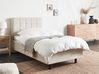 Adjustable Bed Fabric DUKE 80 x 200 cm (EU Small Single) Light Beige