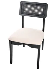 Set of 2 Dining Chairs RUBONIA Wood Black_1010469