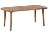Garden Dining Table PARAGGI 180 cm 90 cm Certified Acacia Wood Brown
