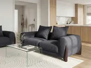 Sofa 2 Seater VINLIDEN Black_1048197
