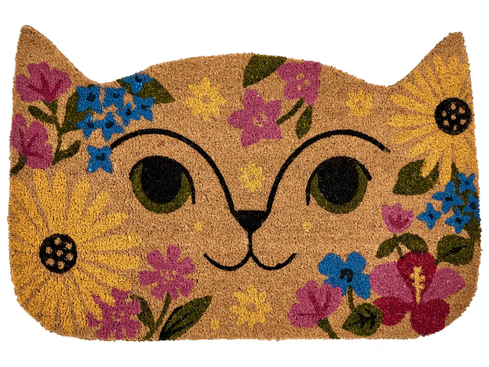 Doormat CALIRAYA Multicolour 60 x 90 cm Cat Coir