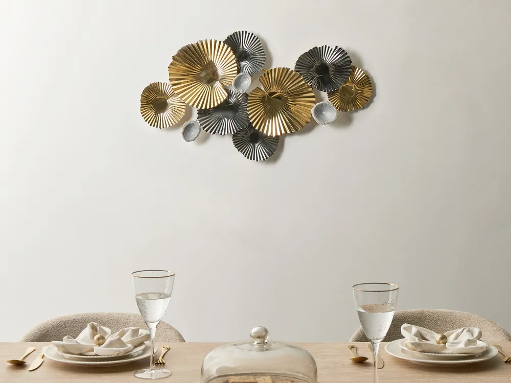 Wall Decor FRANCIUM Metal 50 cm Multicolour
