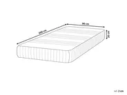 Gel Memory Foam Mattress COOL FLEX 7 PLUS H2/3 Medium 90 x 200 cm (EU Single)_910170