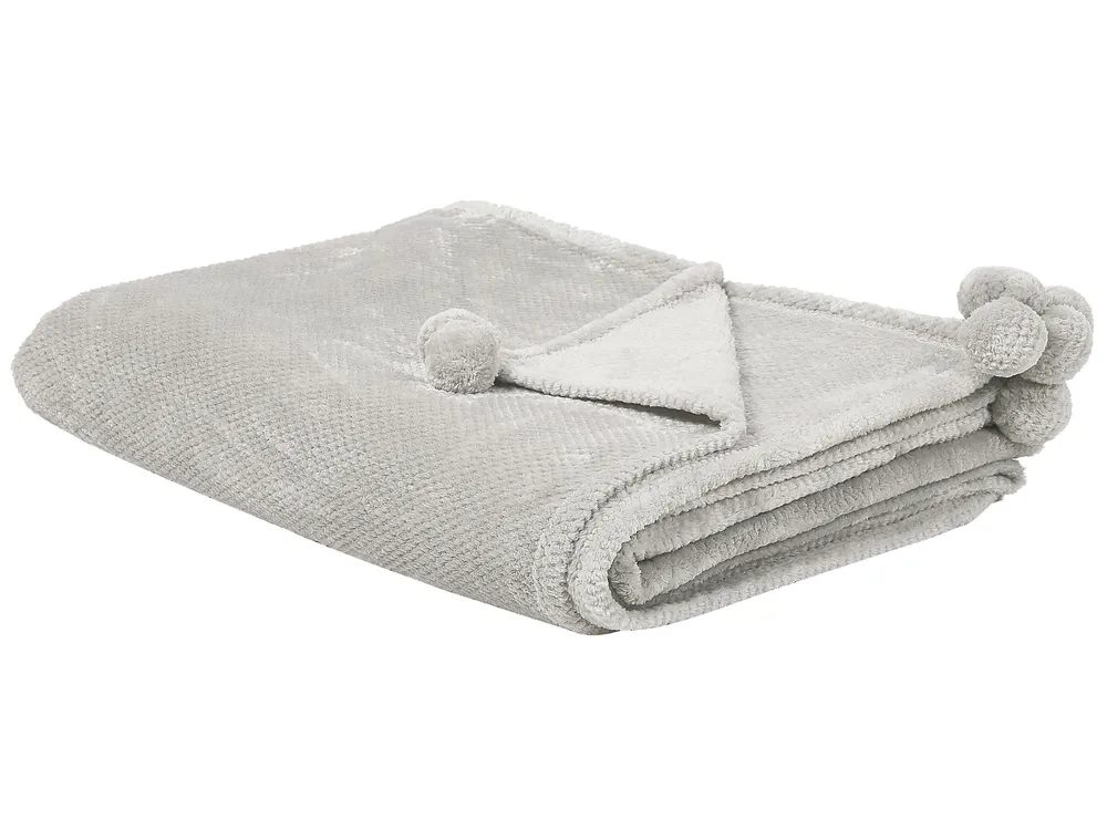 Blanket SAITLER 150 x 200 cm Light Grey
