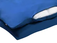 Duvet Cover Set HARMONRIDGE 135 x 200 cm Sateen Cotton Dark Blue_815007