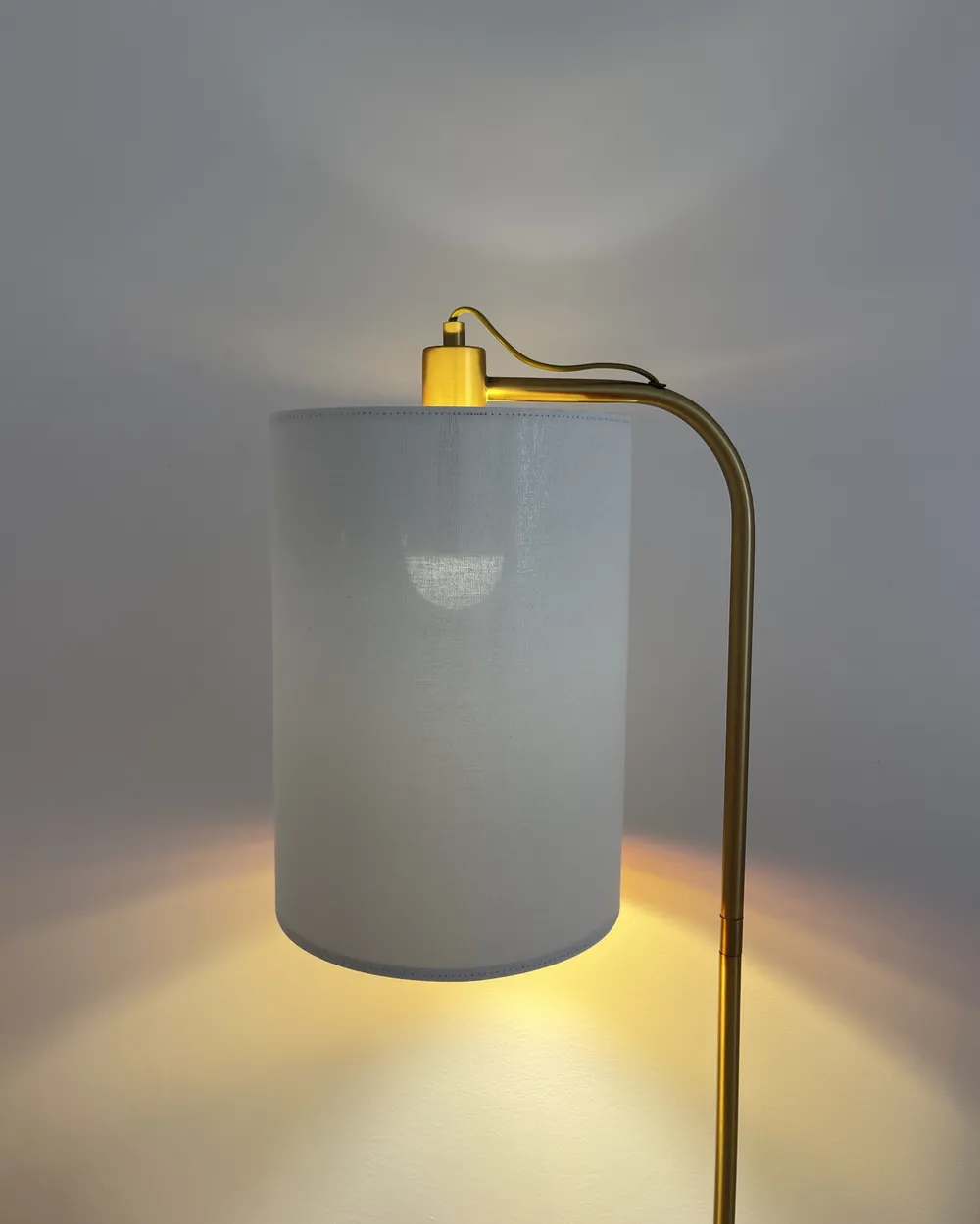 Golvlampa LIBERIA Metall Koppar_1017724