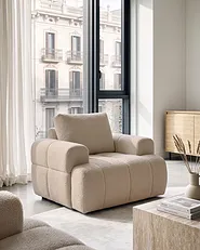 Lenestol NARILLA Bouclé Beige_1161077