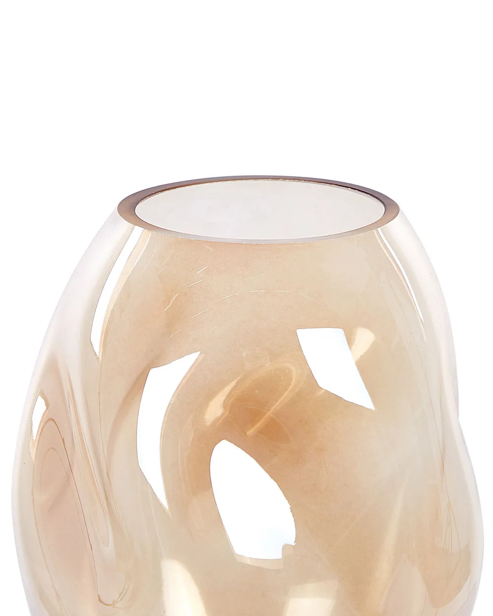 Flower Vase GERAKINI 20 cm Glass Orange_838243
