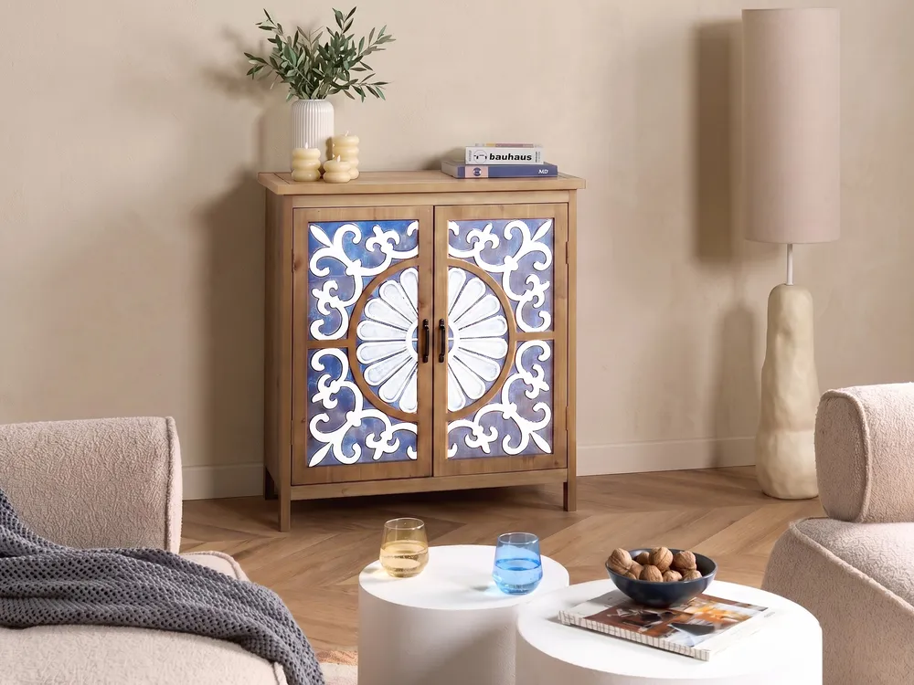 2 Door Sideboard MATARANKA Brown
