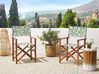 Set of 2 Garden Chair Replacement Fabrics CINE White