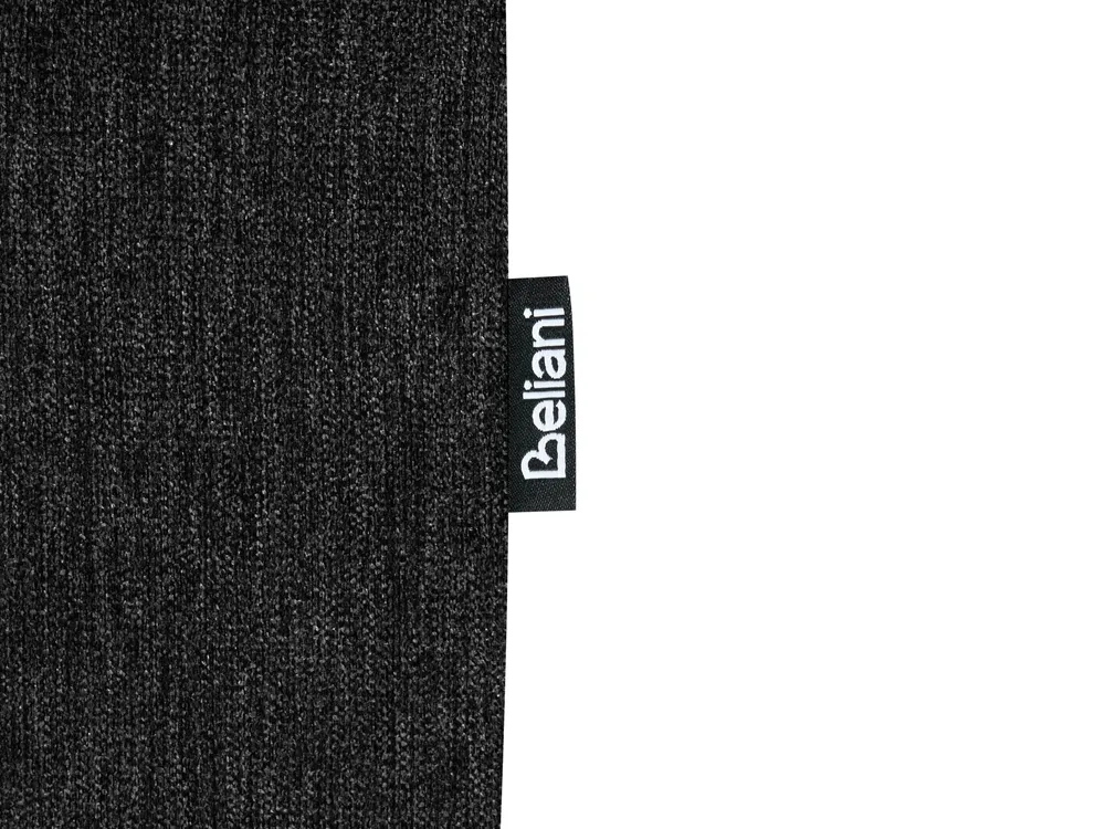 Sofa 3 Seater KILDAL Fabric Black_1058611