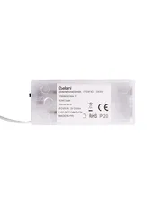 Set med 3 juldekorationer LED KYVESI 20/25/30 cm Julgran Vit_1029942