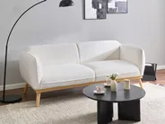 Sofa 3 Seater LJUNG Boucle White_1076623