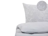 Duvet Cover Set MORNINGSIDE 220 x 240 cm Sateen Cotton Grey_815079