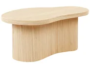 Set of 2 Coffee Tables SALANTI with Storage Rattan Natural_926355