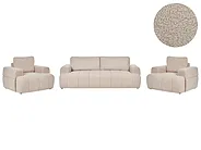 Sofagruppe 5-seters NARILLA Bouclé Beige_1161123