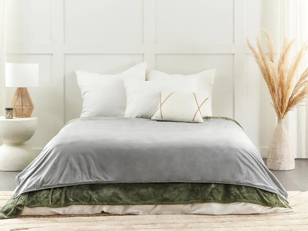 Weighted Blanket Cover 1000 RHEA 135 x 200 cm Grey