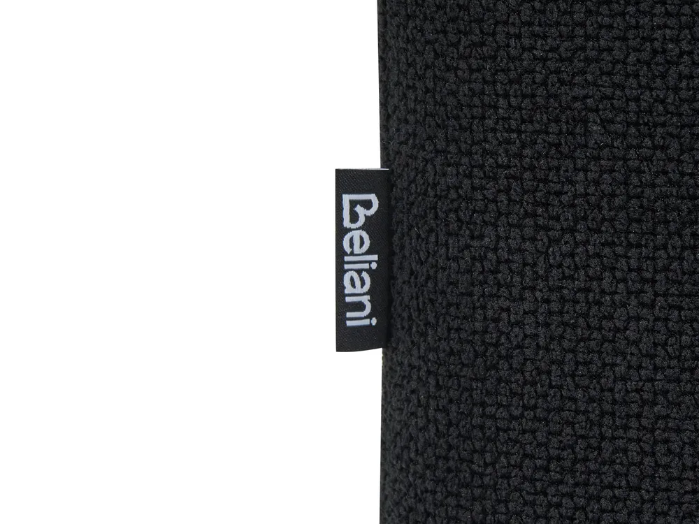 Storage Ottoman OREM Fabric 100 cm Black_1058943