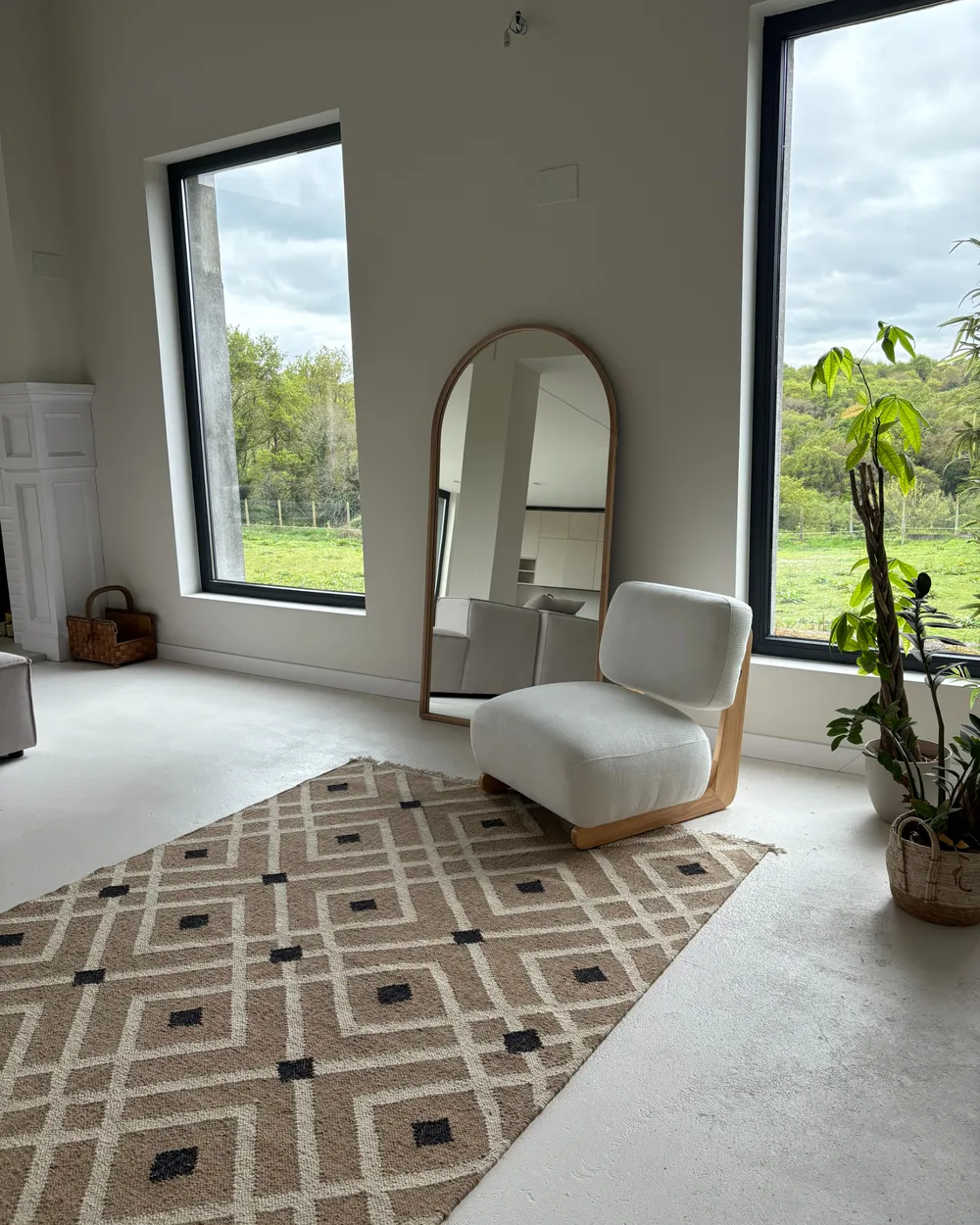 Rug ESENCIK Beige 160 x 230 cm Jute_983341