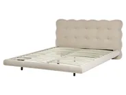 Bed Boucle SOULISSE 160 x 200 cm (EU King Size) Beige_1129709