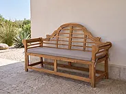 Sittdyna för bänk MARLBORO 151 x 46 cm Grå_1133202