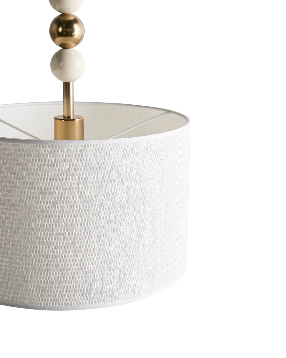 Pendellampa LOKY Metall Mässing/Beige_1024705