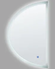 LED Bathroom Mirror BEZONS 49 cm 80 cm Silver_844351