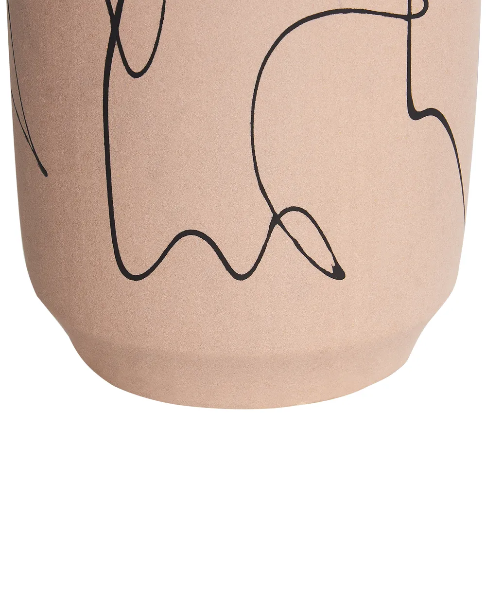Flower Vase SUNFISH 33 cm Stoneware Beige_935169