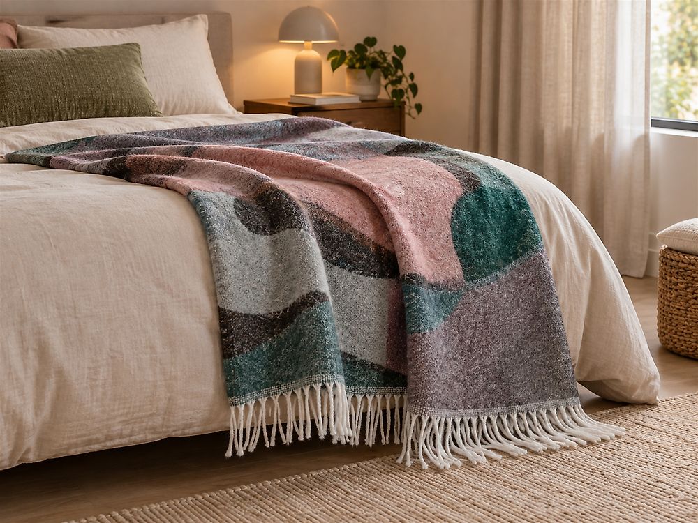 Torkkupeitto SOMANI Kangas 130 x 170 cm Monivärinen