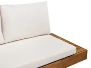 Garden Sofa 3 Seater MARETTIMO Certified Acacia Wood Off-White_953708