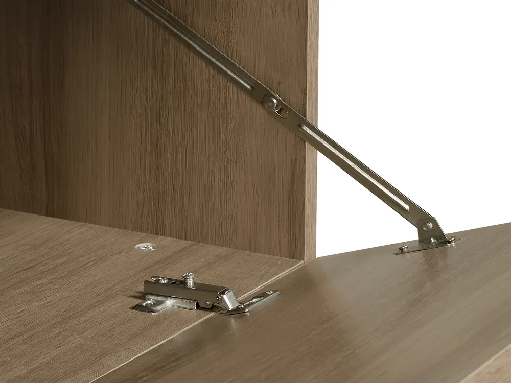 Wall Mounted Vanity Unit NATAL 60 cm Light Brown_978211