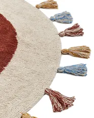 Kids Rug YAGCI Multicolour ø 120 cm Cotton_840063