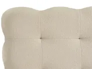 Bed Boucle SOULISSE 140 x 200 cm (EU Double) Beige_1129744