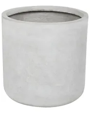 Plant Pot MESSENE 34 cm Light Grey_853278
