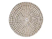 Set med 3 hängande dekorationer CANTHO Sjögräs 40/35/20 cm Svart_885631