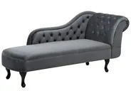 Divaani oikea NIMES Sametti Harmaa_712486