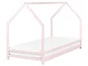 Barnsäng Hus Furu APPY 90 x 200 cm Pastellrosa