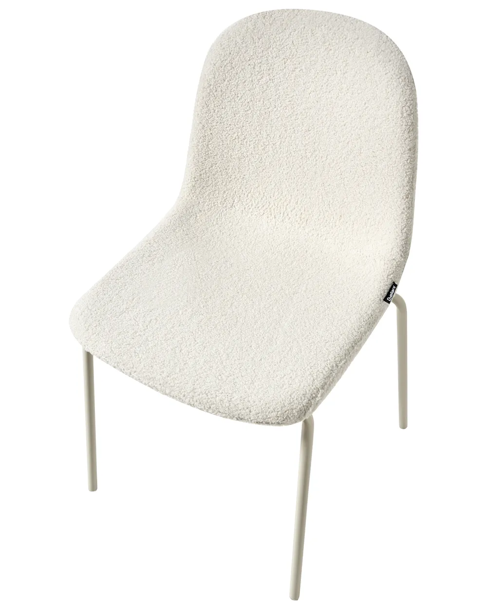 Set of 2 Conference Chairs LOMA Boucle Off-White_989929
