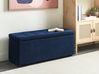 Storage Ottoman OREM Fabric Dark Blue