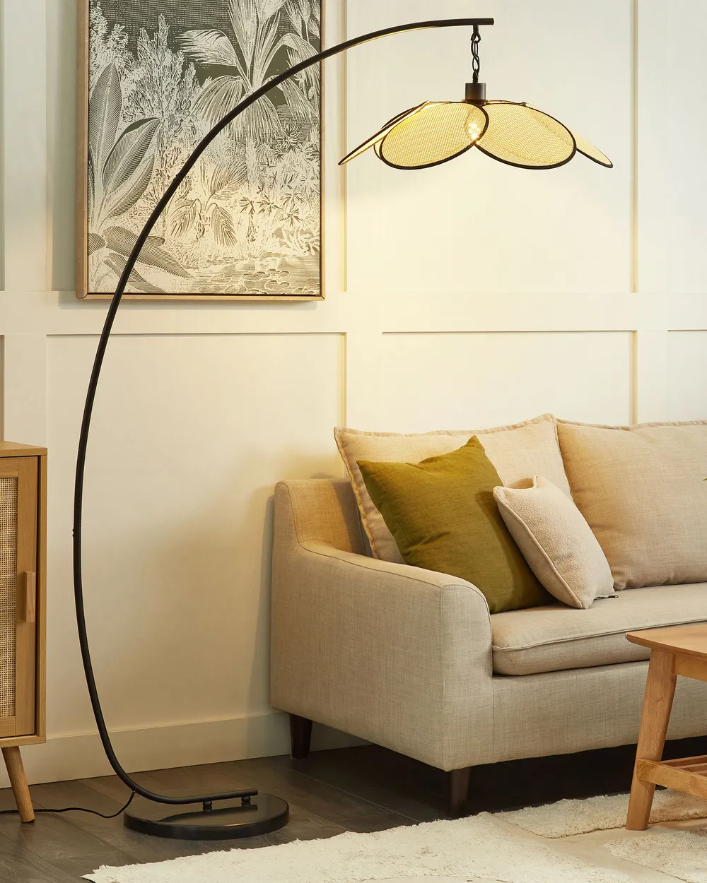 Floor Lamp MERRICA Metal Black