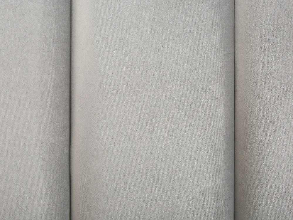 Säng med förvaring SEZANNE Sammet Ljusgrå 180 x 200 cm_799883
