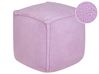 Pouffe ALIPUR Boucle Violet