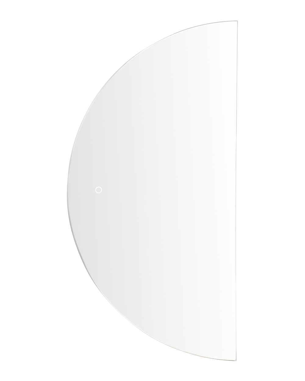 Badrumsspegel med LED LOUE 50 cm 100 cm Silver